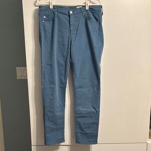 Ag Adriano Goldschmied Light Blue Prima Ankle Cigarette Ankle